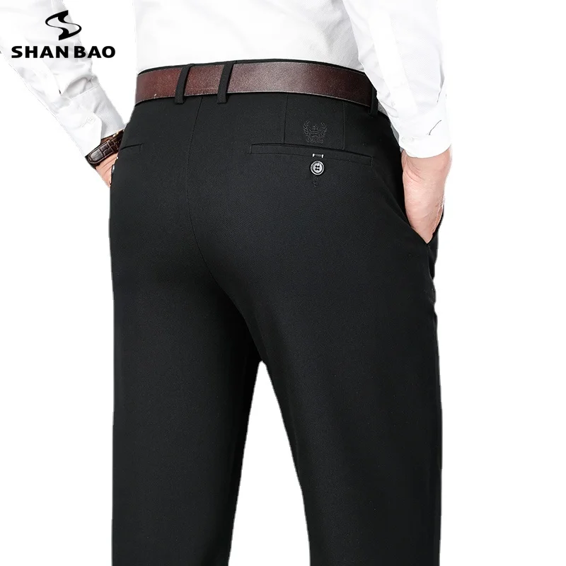 Business Casual High Quality Gentleman Men Fit Straight Pants Autumn Winter Brand Embroidered Stretch High Waist Pure Trousers
Business Casual High Quality Gentleman Men Fit Straight Pants Autumn Winter Brand Embroidered Stretch High Waist Pure Trousers