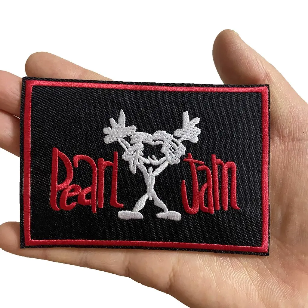 PEARL JAIN SKULL IRON ON CUSTOM BRAND LETTERS Fabric Accessories Parch Badges Clothing Patches BADGE Embroidery Appliques Patch
PEARL JAIN SKULL IRON ON CUSTOM BRAND LETTERS Fabric Accessories Parch Badges Clothing Patches BADGE Embroidery Appliques Patch