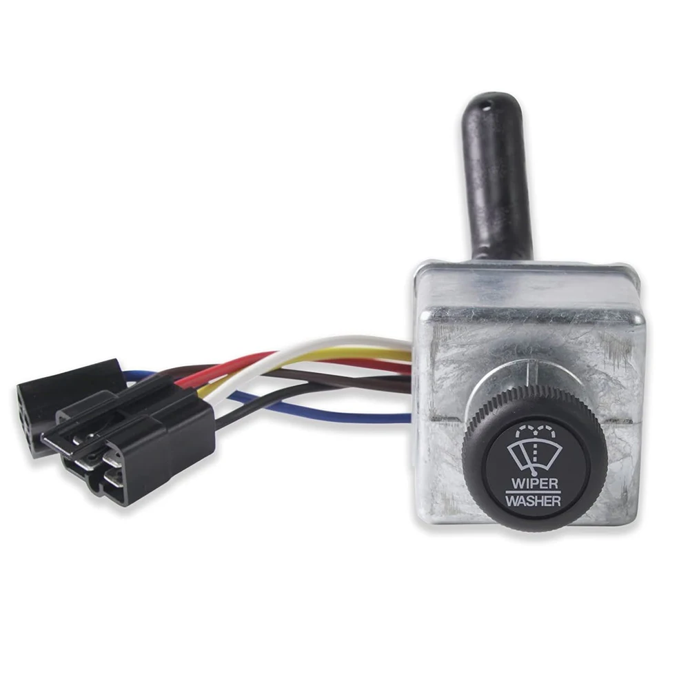 Washer Switch Wiper Switch 2 Pin 6 Wire 75600-26 577.75633 Car Accessories Knob Metal For Peterbilt 300 Series
Washer Switch Wiper Switch 2 Pin 6 Wire 75600-26 577.75633 Car Accessories Knob Metal For Peterbilt 300 Series