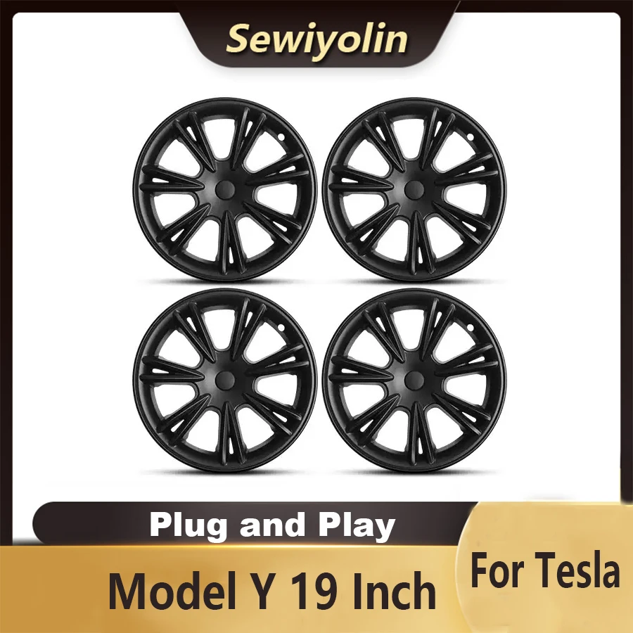 4PCS For Tesla Model Y 19 Wheel Hub Cap Cover Car Accessories InchPerformance Automobile Hubcaps Full Rim Play And Pluy
4PCS For Tesla Model Y 19 Wheel Hub Cap Cover Car Accessories InchPerformance Automobile Hubcaps Full Rim Play And Pluy
