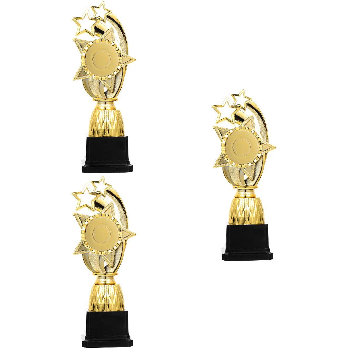 3pcs Multi-function Plastic Trophy for Kids Exquisite Trophy Stage Performance Plastic Trophy
3pcs Multi-function Plastic Trophy for Kids Exquisite Trophy Stage Performance Plastic Trophy