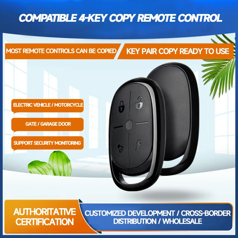 Universal Remote Control Access Garage Door Opener Copy Clone Code Car Key Easy Operation Smart Bluetooth-compatible 1pc SP99
Universal Remote Control Access Garage Door Opener Copy Clone Code Car Key Easy Operation Smart Bluetooth-compatible 1pc SP99