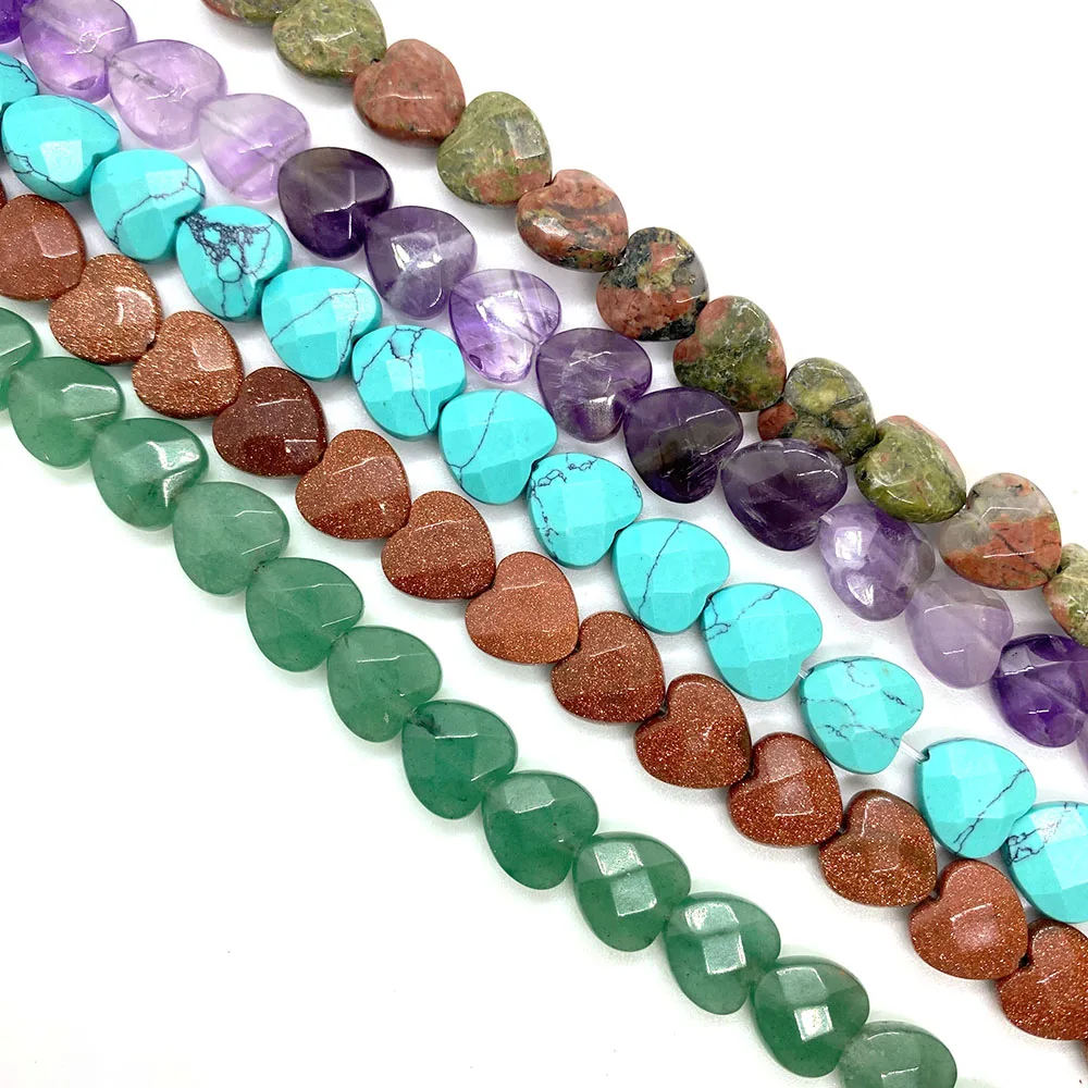 Natural Stone Faceted Heart Shape Amethyst Bead 5x10mm Charm Jewelry DIY Jewelry Necklace Earring Bracelet Accessories Wholesale
Natural Stone Faceted Heart Shape Amethyst Bead 5x10mm Charm Jewelry DIY Jewelry Necklace Earring Bracelet Accessories Wholesale