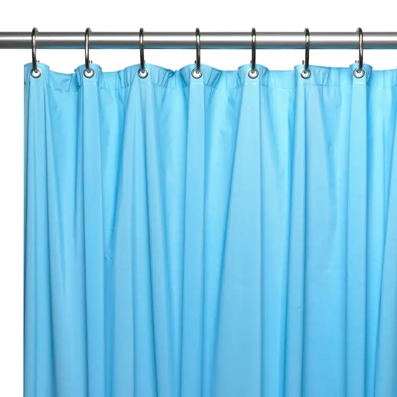 Collection, 8 Gauge Vinyl Shower Curtain Liner w/ Weighted Magnets and Metal Grommets in Light Blue
Collection, 8 Gauge Vinyl Shower Curtain Liner w/ Weighted Magnets and Metal Grommets in Light Blue