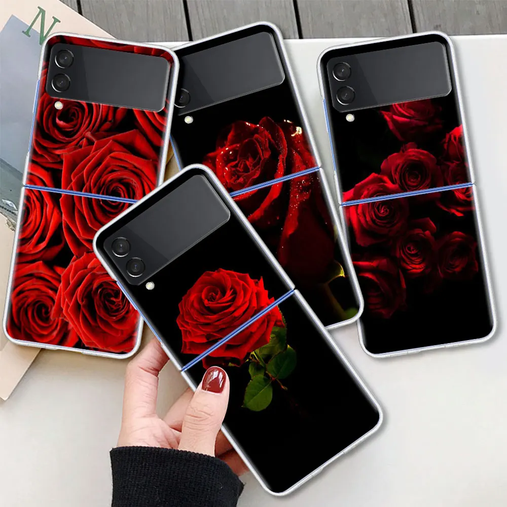 Case For Samsung Galaxy Z Flip 3 5G Transparent Hard Cell Phone Cover ZFlip3 Clear PC Phone Fundas Bright Red Rose Flowers
Case For Samsung Galaxy Z Flip 3 5G Transparent Hard Cell Phone Cover ZFlip3 Clear PC Phone Fundas Bright Red Rose Flowers