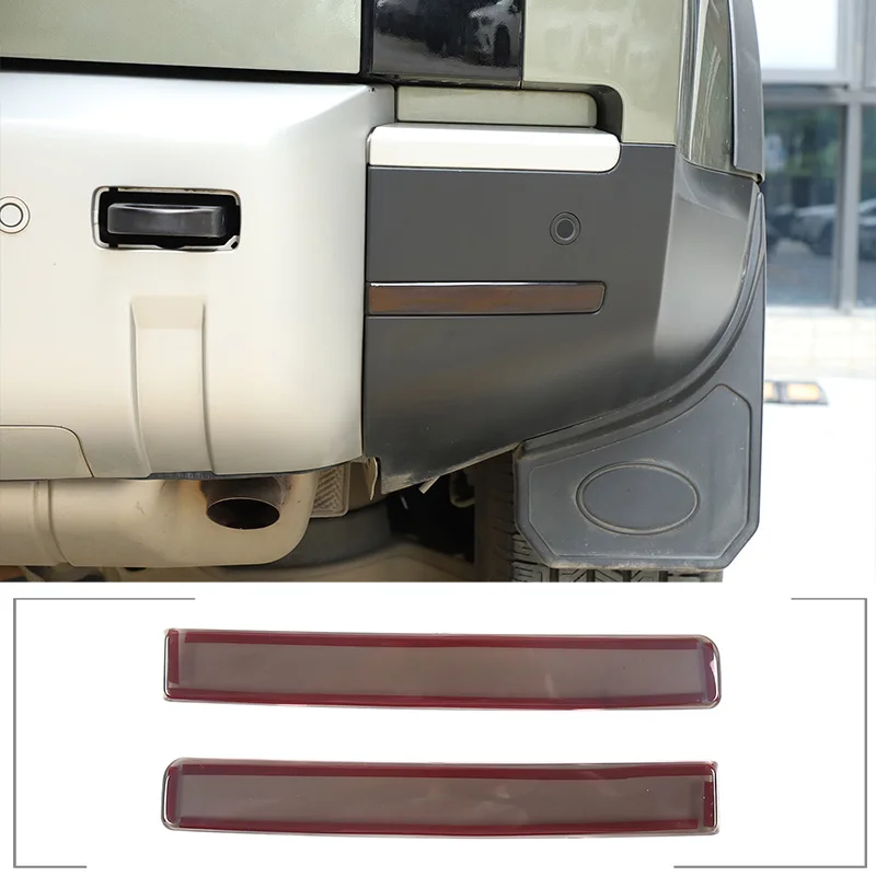 For 20-23 Land Rover Defender ABS transparent gray rear fog lights smoked black cover car modification accessories
For 20-23 Land Rover Defender ABS transparent gray rear fog lights smoked black cover car modification accessories