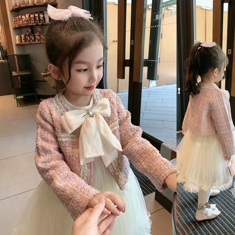 Spring Girls Fashion Bow Set Dress Girl Baby Birthday Party Two-piece Sets 2023 Autumn Children's Toddler School Clothes Outfits 
Spring Girls Fashion Bow Set Dress Girl Baby Birthday Party Two-piece Sets 2023 Autumn Children's Toddler School Clothes Outfits