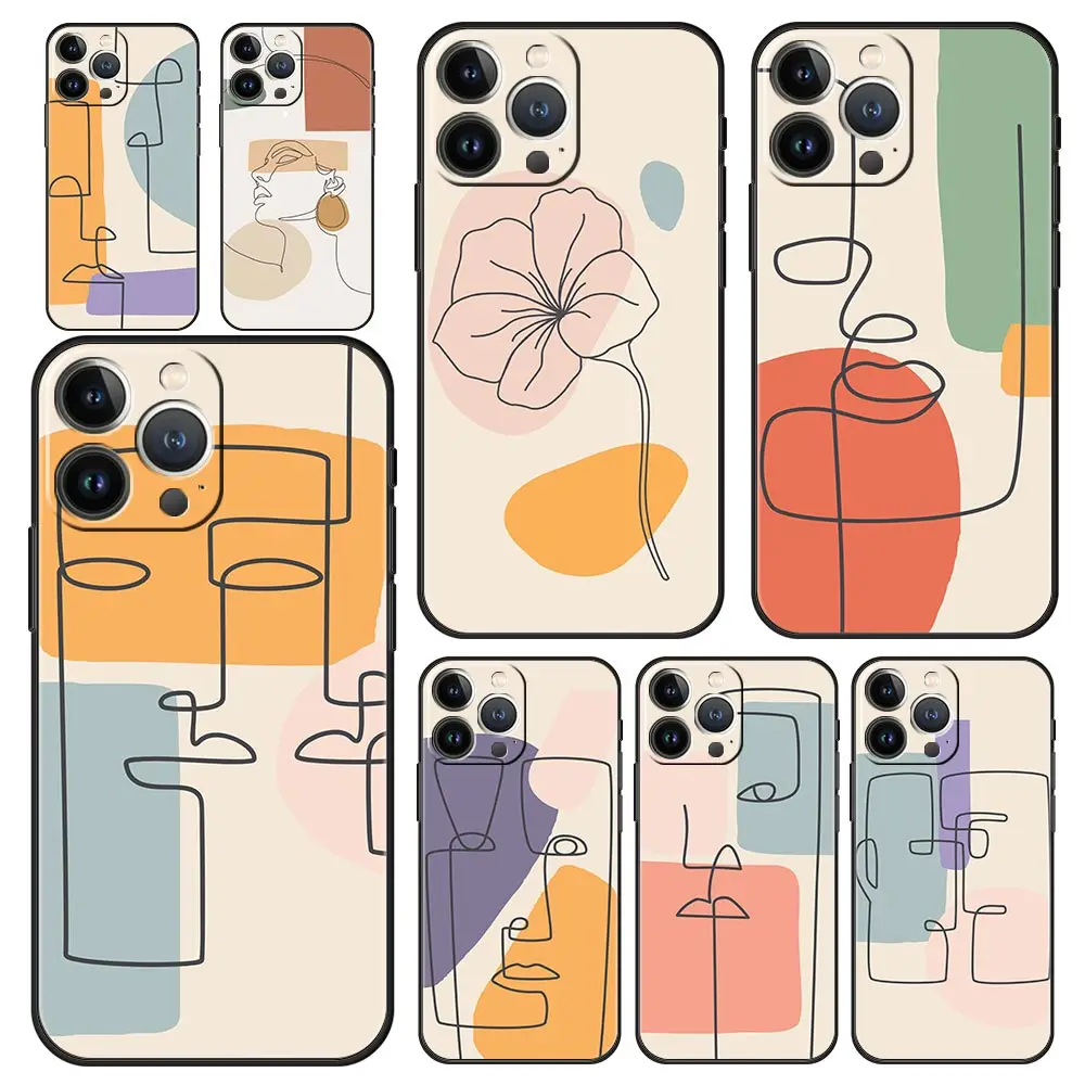Couples Flower One Line Wall Art Luxury Phone Case For iPhone 13 14 12 11 Pro MAX Mini XR X SE XS 7 8 Plus Soft Black Cover
Couples Flower One Line Wall Art Luxury Phone Case For iPhone 13 14 12 11 Pro MAX Mini XR X SE XS 7 8 Plus Soft Black Cover