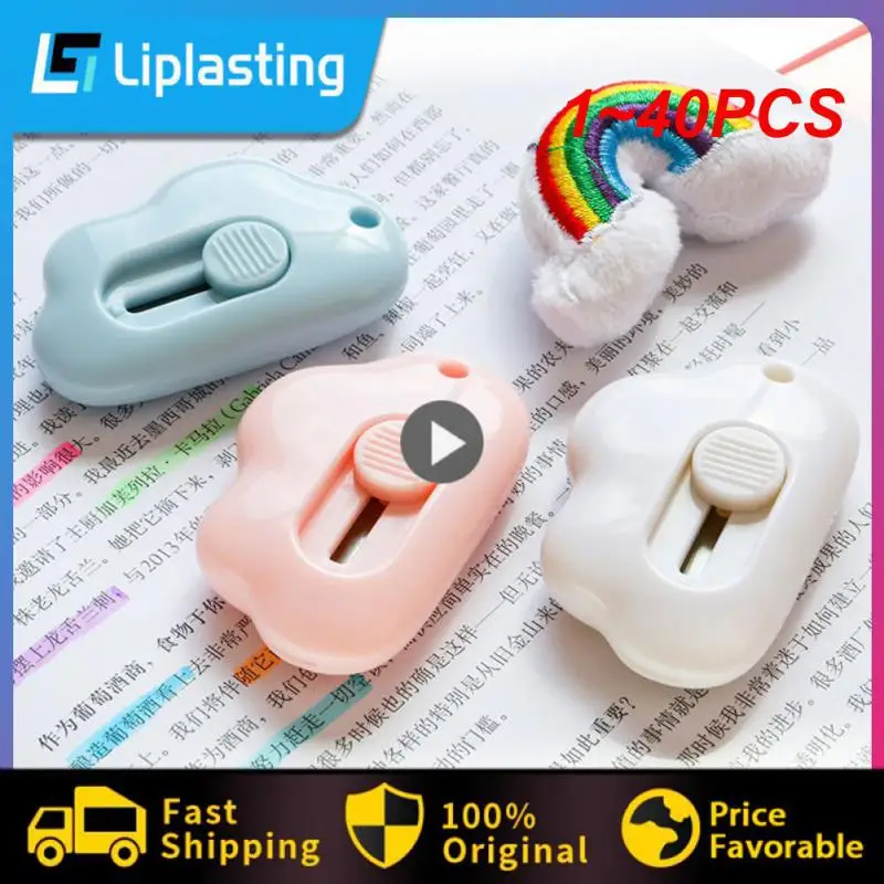 1~40PCS Cute Rabbit Cloud Color Mini Portable Utility Knife Paper Cutter Cutting Paper Razor Blade Office Stationery Cutting
1~40PCS Cute Rabbit Cloud Color Mini Portable Utility Knife Paper Cutter Cutting Paper Razor Blade Office Stationery Cutting