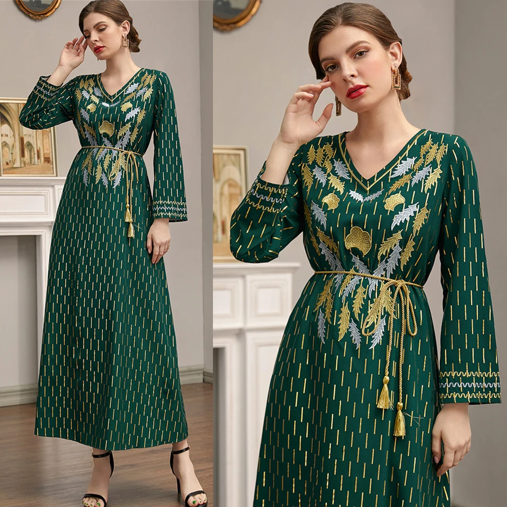 Abayas Embroidery Women Ramadan Eid Mubarak Muslim Abaya Arabic Turkey Islam Pakistani Dress Kaftan Morocco Robe Femme Musulmane 
Abayas Embroidery Women Ramadan Eid Mubarak Muslim Abaya Arabic Turkey Islam Pakistani Dress Kaftan Morocco Robe Femme Musulmane