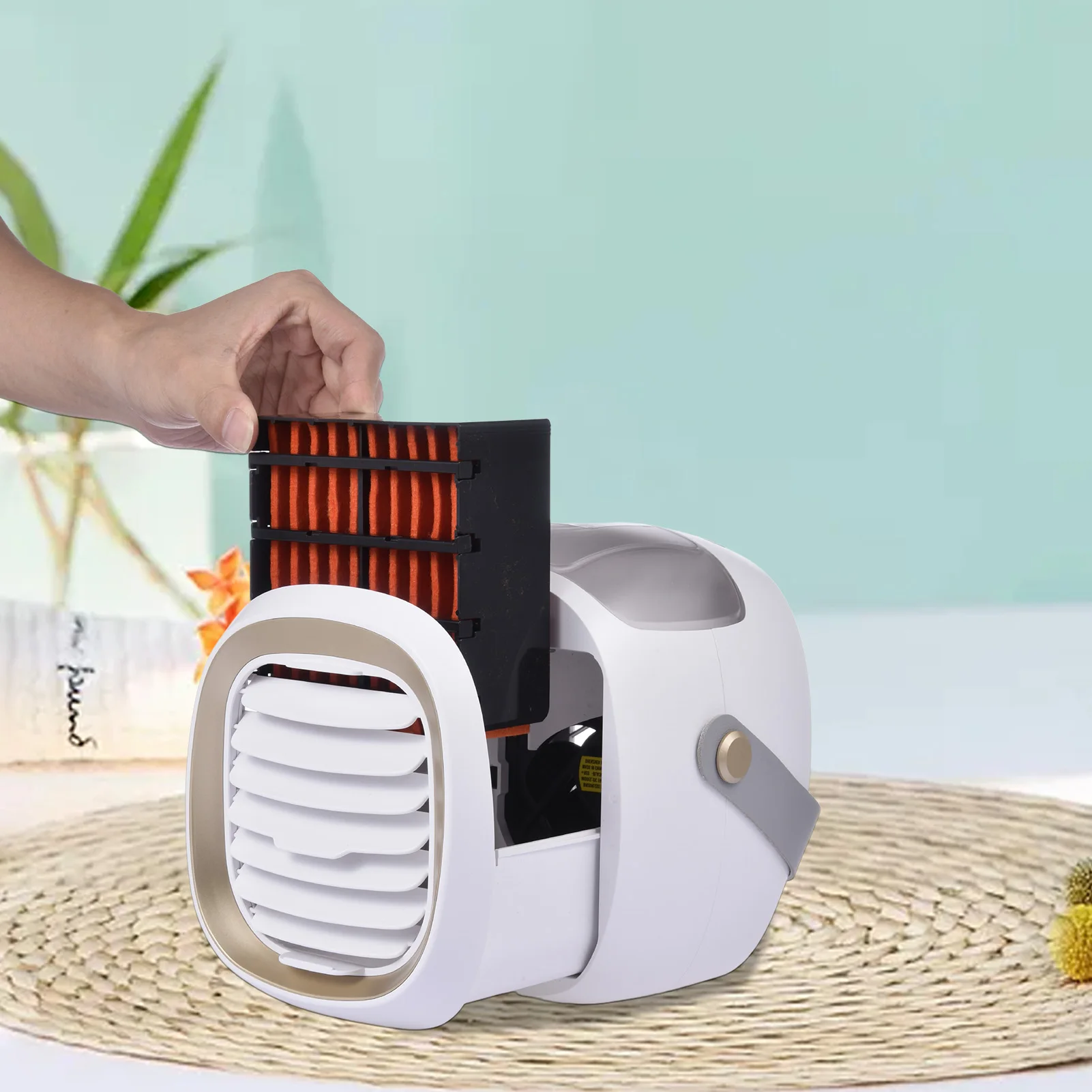 3-In-1 Mini Cooling Fan USB Rechargeable Air Conditioner 3-Speed Cooling Fan Air Cooling Humidifier Summer Equipment
3-In-1 Mini Cooling Fan USB Rechargeable Air Conditioner 3-Speed Cooling Fan Air Cooling Humidifier Summer Equipment