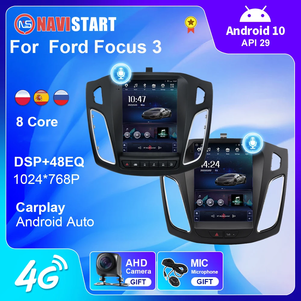 NAVISTART Tesla 9,7 дюймов для FORD Focus 3 Mk 3 2012-2017 Android 10 автомобильное радио GPS 4G WIFI BT Carplay без DVD-плеера 2 Din GPS
NAVISTART Tesla 9,7 дюймов для FORD Focus 3 Mk 3 2012-2017 Android 10 автомобильное радио GPS 4G WIFI BT Carplay без DVD-плеера 2 Din GPS