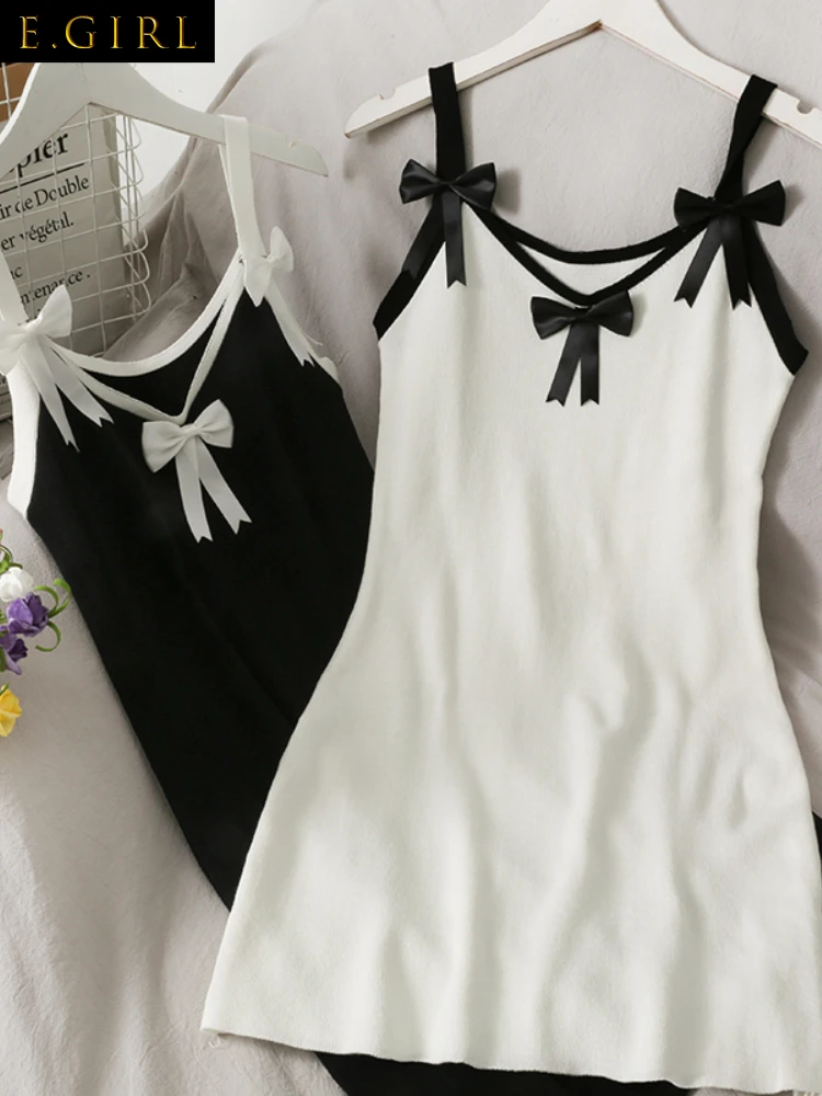 Bodycon Sexy Mini Dress Woman Casual Party 2022 Summer Pure Color Strap Knit Dress Sleeveless Elegant One Piece Dress Korean Bow
Bodycon Sexy Mini Dress Woman Casual Party 2022 Summer Pure Color Strap Knit Dress Sleeveless Elegant One Piece Dress Korean Bow