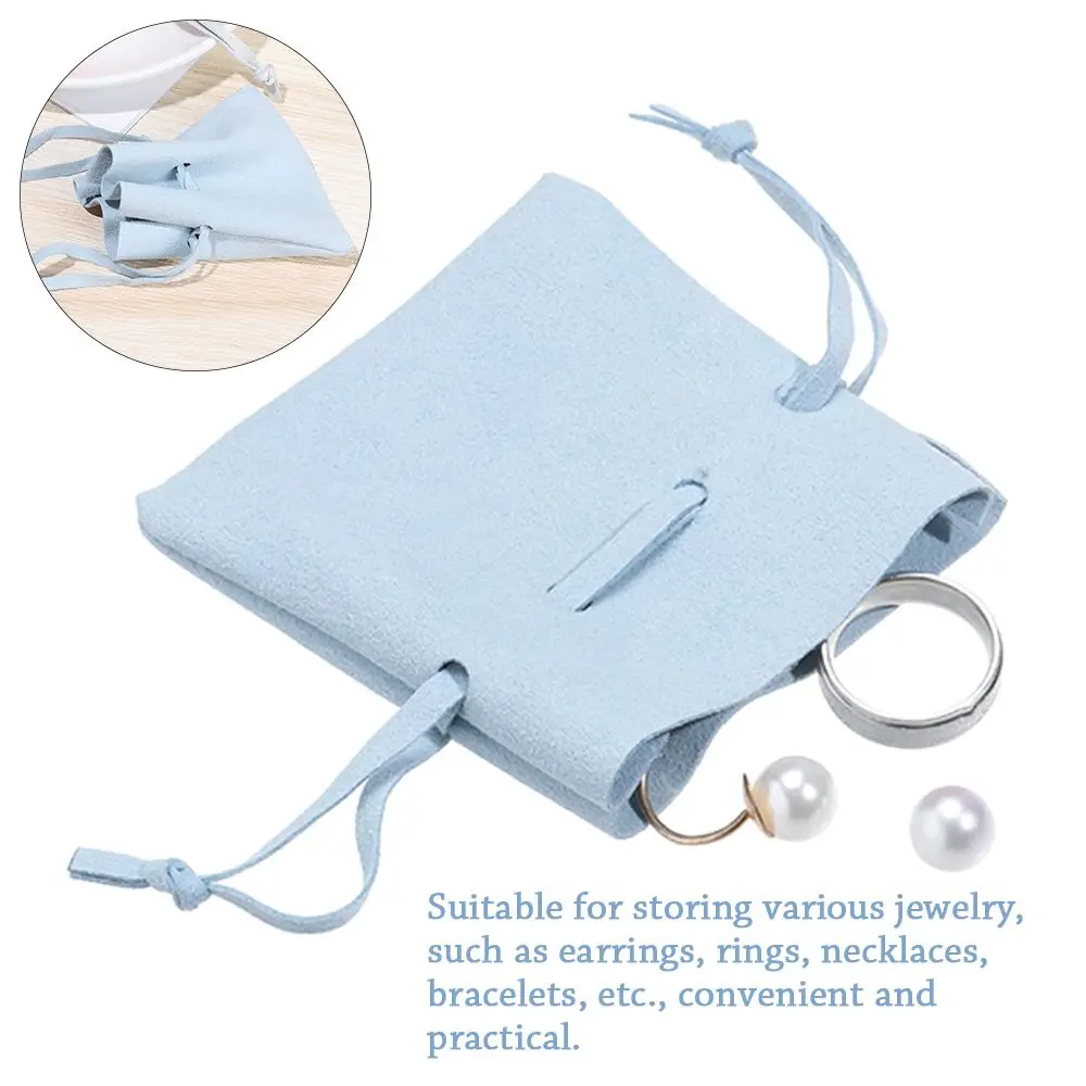 Microfiber Imitation Leather Jewelry Bag Drawstring Pouches Dustproof Gift Ring Necklace Storage Bag
Microfiber Imitation Leather Jewelry Bag Drawstring Pouches Dustproof Gift Ring Necklace Storage Bag