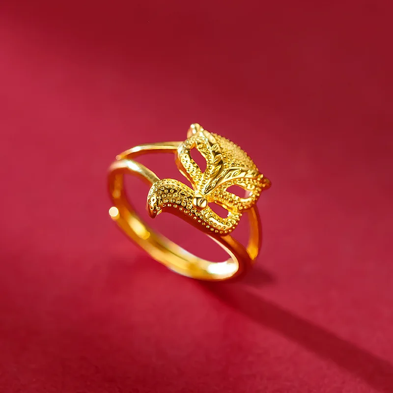 Adjustable Orginal Lovely Fox 18k Gold Color Ring for Women Girl Fine Jewelry Wedding Birthday Christmas Gifts
Adjustable Orginal Lovely Fox 18k Gold Color Ring for Women Girl Fine Jewelry Wedding Birthday Christmas Gifts
