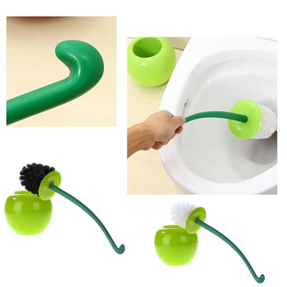 Cherry Toilet Brush Set Plastic Toilet Cleaning Brush Daily Necessities Seal Design Anti-skid Handle Brush Head Color Random
Cherry Toilet Brush Set Plastic Toilet Cleaning Brush Daily Necessities Seal Design Anti-skid Handle Brush Head Color Random