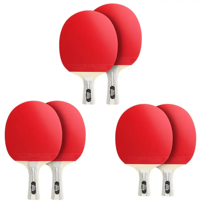 Table Tennis Rackets Set Portable Ping-Pong Paddle Set For Beginners Handheld Ball Rackets Outdoor Training Table Tennis Tool
Table Tennis Rackets Set Portable Ping-Pong Paddle Set For Beginners Handheld Ball Rackets Outdoor Training Table Tennis Tool