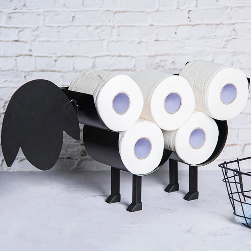 Sheep Decorative Toilet Paper Holder Stand Bathroom Kitchen Tissue Storage Rack Toilet Roll Paper Holder Bathroom Iron Storage
Sheep Decorative Toilet Paper Holder Stand Bathroom Kitchen Tissue Storage Rack Toilet Roll Paper Holder Bathroom Iron Storage