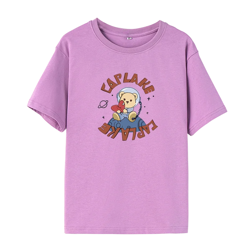 Oversized Women's T-Shirt Summer New Cartoon Cute Bear Print Round Neck Short Sleeves Versatile Classic Casual Unisex Clothes
Oversized Women's T-Shirt Summer New Cartoon Cute Bear Print Round Neck Short Sleeves Versatile Classic Casual Unisex Clothes