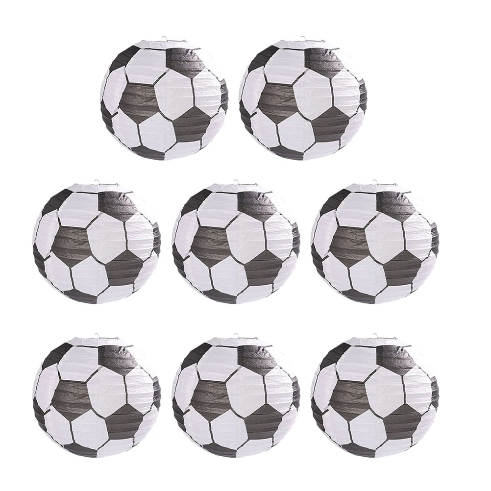 8pcs Soccer Ball Paper Lantern Ceiling Hanging Lantern Decor for Soccer Party Craft DIY Outdoor Decoration
8pcs Soccer Ball Paper Lantern Ceiling Hanging Lantern Decor for Soccer Party Craft DIY Outdoor Decoration