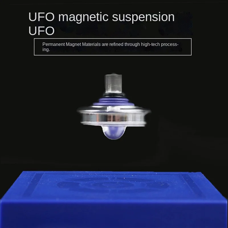 Magnetic Levitation Flying Saucer UFO Gyro Boy Children Magnetic Levitation Adult Magic Rotation Challenge Toy Black Technology
Magnetic Levitation Flying Saucer UFO Gyro Boy Children Magnetic Levitation Adult Magic Rotation Challenge Toy Black Technology