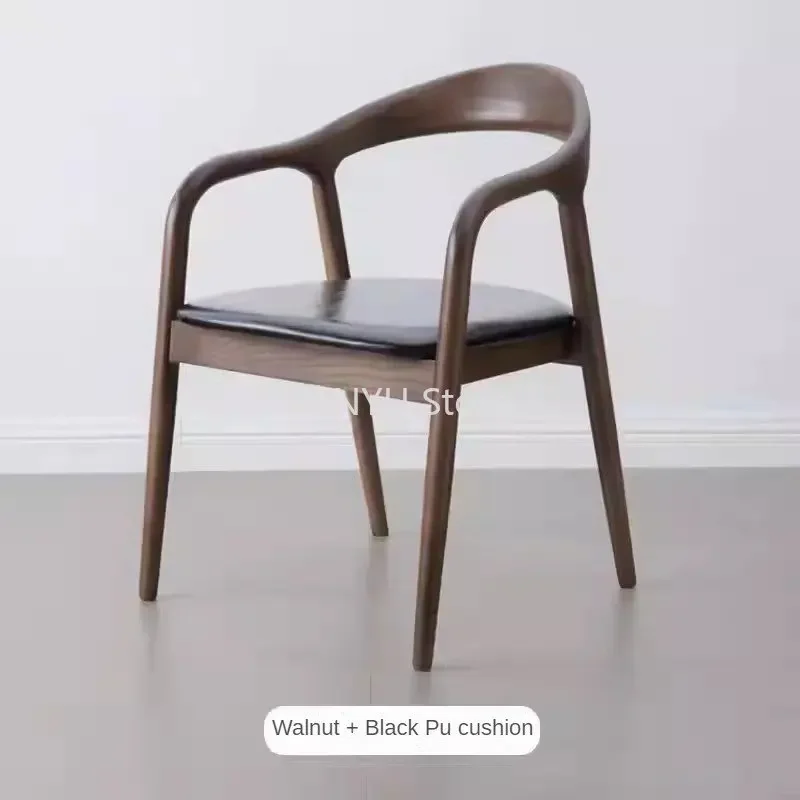 

Minimalist Relaxing Dining Chairs Design Backrest Nordic Modern Dining Chairs Armchair Sillas De Comedor Household Items WZ50DC