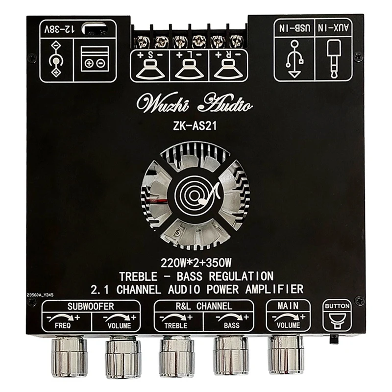 TPA3251D2 Bluetooth 5,0 2,1 канал мощность аудио стерео сабвуфер усилитель платы 220Wx2 + 350 Вт тройной низкий тон AMP ZK-AS21
TPA3251D2 Bluetooth 5,0 2,1 канал мощность аудио стерео сабвуфер усилитель платы 220Wx2 + 350 Вт тройной низкий тон AMP ZK-AS21