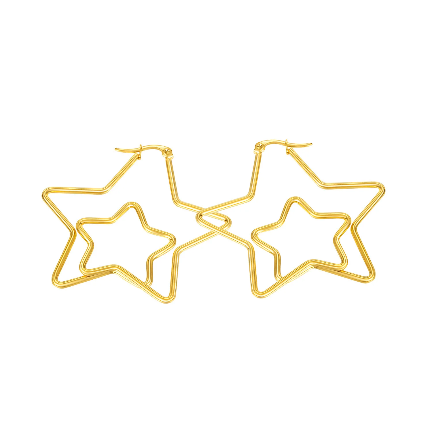 jewelry girls double layer star earring fashion trend simple titanium steel new stud earringsjavascript:
jewelry girls double layer star earring fashion trend simple titanium steel new stud earringsjavascript: