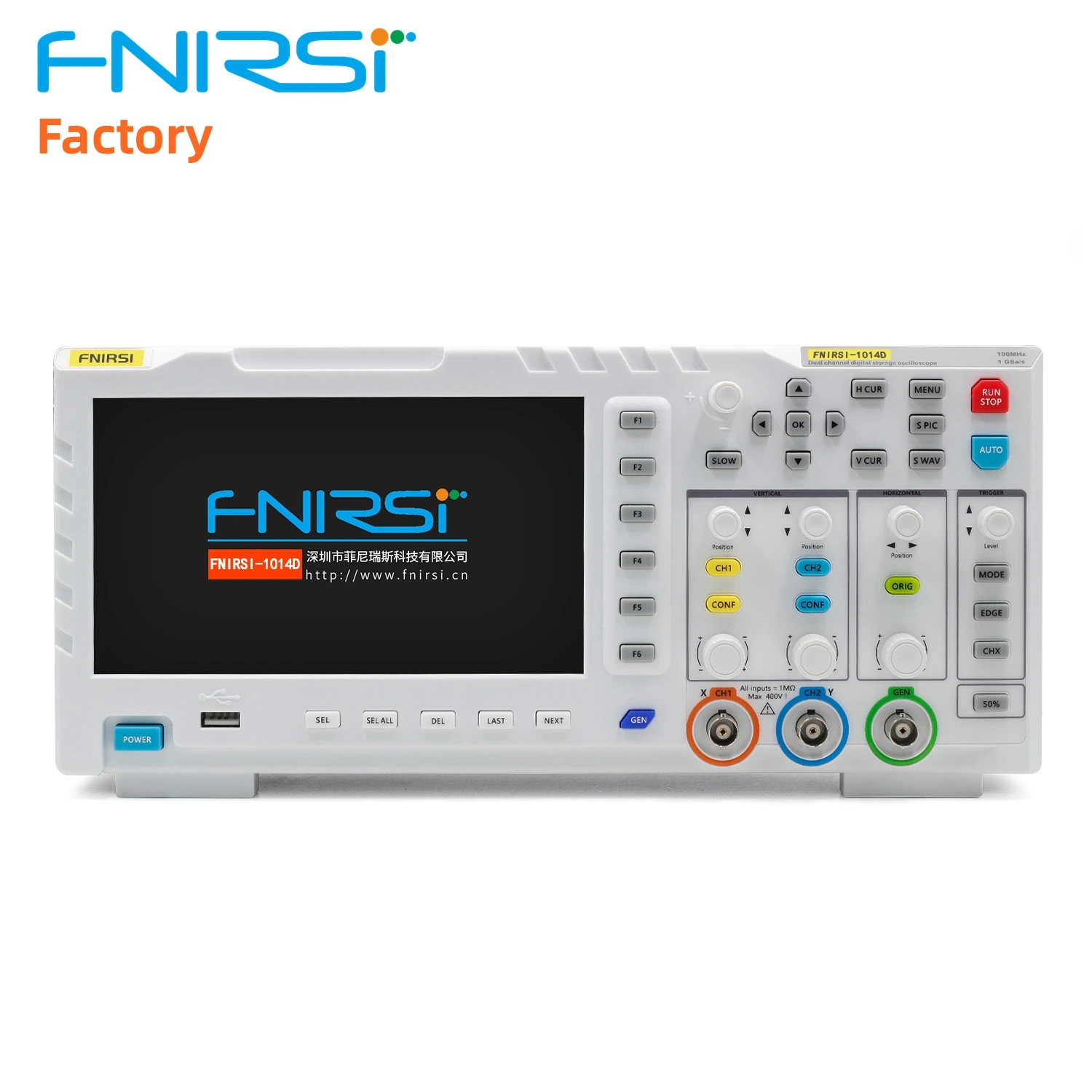 Цифровой осциллограф FNIRSI 1014D, 100 МГц, 2 канала, частота дискретизации в реальном времени 1 Гвыб/с, USB-хост и подключение устройств, 7 дюймов
Цифровой осциллограф FNIRSI 1014D, 100 МГц, 2 канала, частота дискретизации в реальном времени 1 Гвыб/с, USB-хост и подключение устройств, 7 дюймов