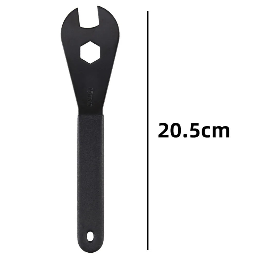 Bicycle Repair Tool 15 Hub Wrench 2MM Thick Pedal Wrench Length 20.5cm Bicycle Hub Wrench Black/ Silver Bicycle Maintenance
Bicycle Repair Tool 15 Hub Wrench 2MM Thick Pedal Wrench Length 20.5cm Bicycle Hub Wrench Black/ Silver Bicycle Maintenance