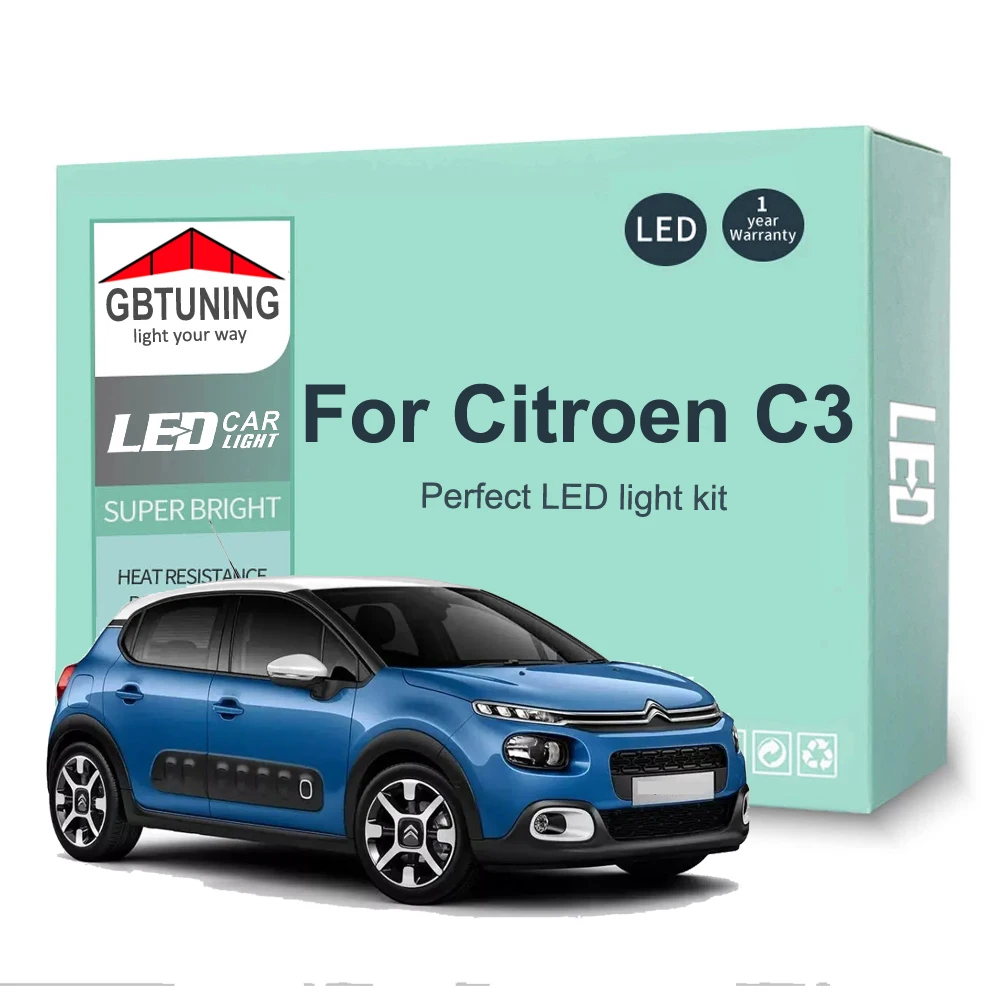 LED Interior Light Bulb Kit For Citroen C3 I II III FC/FN SC SX Picasso 2002-2017 2018 2019 2020 Canbus Car Dome Map Trunk Lamp
LED Interior Light Bulb Kit For Citroen C3 I II III FC/FN SC SX Picasso 2002-2017 2018 2019 2020 Canbus Car Dome Map Trunk Lamp