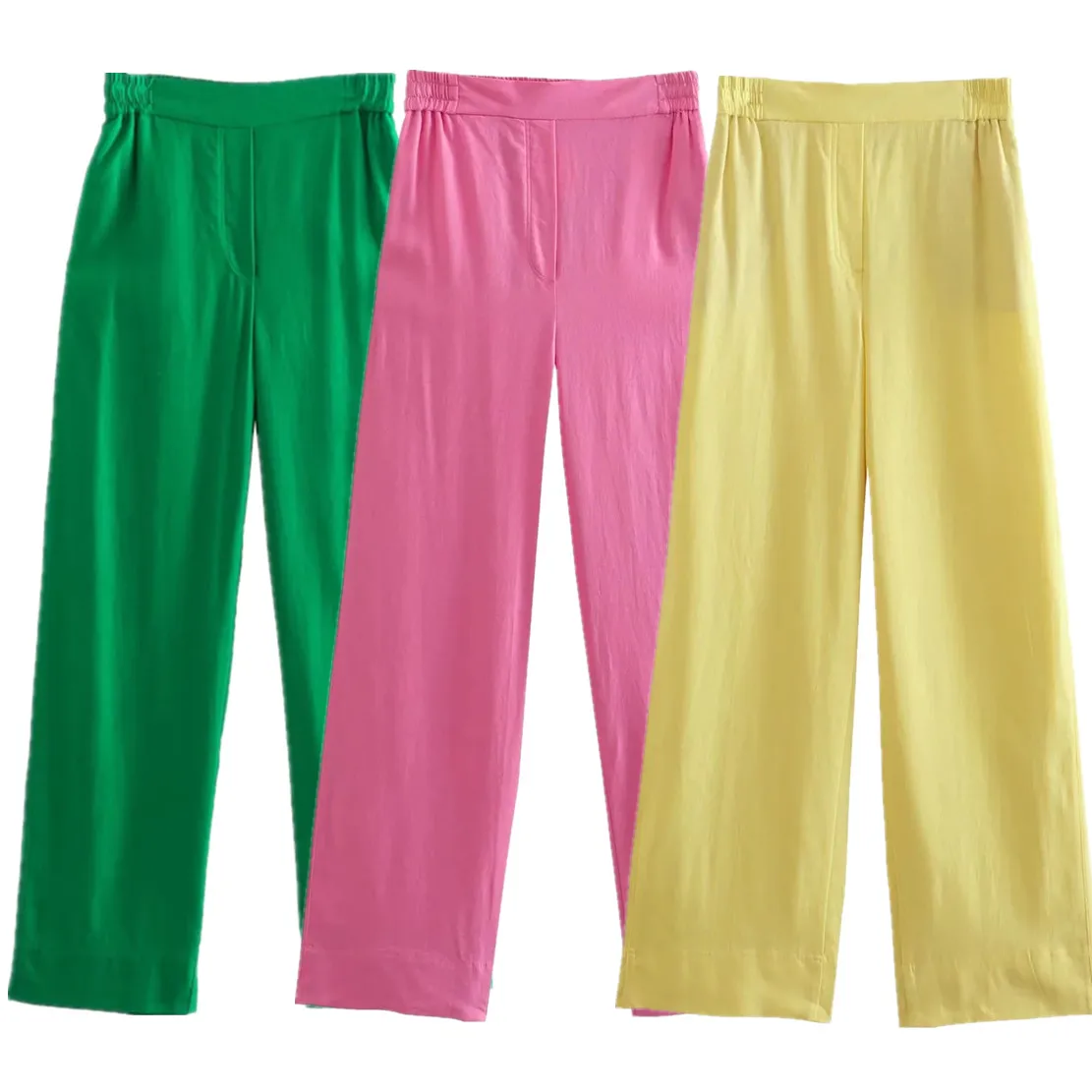 Maxdutti England Style Fashion Pants Colorful High Wasit Loose Linen Trousers Straight Casual Pants Women
Maxdutti England Style Fashion Pants Colorful High Wasit Loose Linen Trousers Straight Casual Pants Women