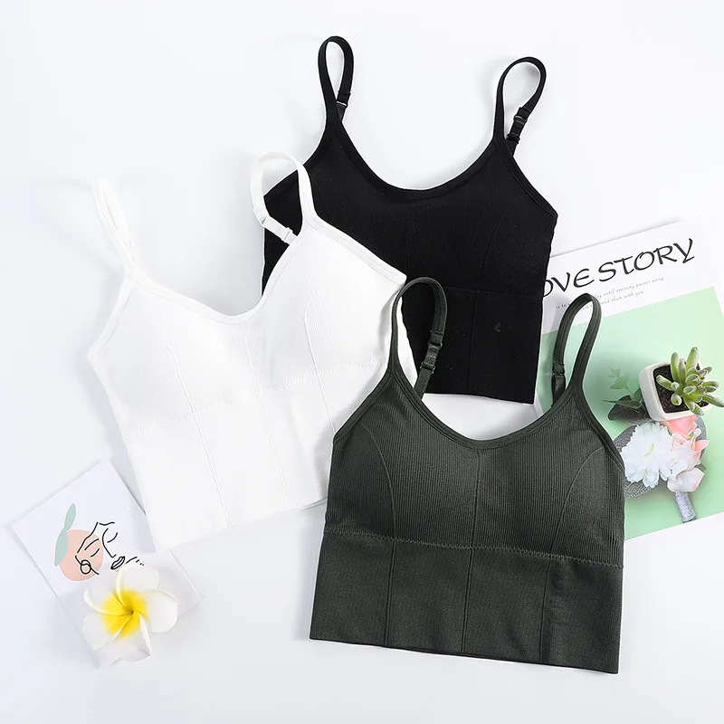 Tube Top Women Crop Top Camisole Vest Sexy Fashion All-match U-shaped Back Bra Lingerie No Rims Bra Sports Fashion Street Top
Tube Top Women Crop Top Camisole Vest Sexy Fashion All-match U-shaped Back Bra Lingerie No Rims Bra Sports Fashion Street Top