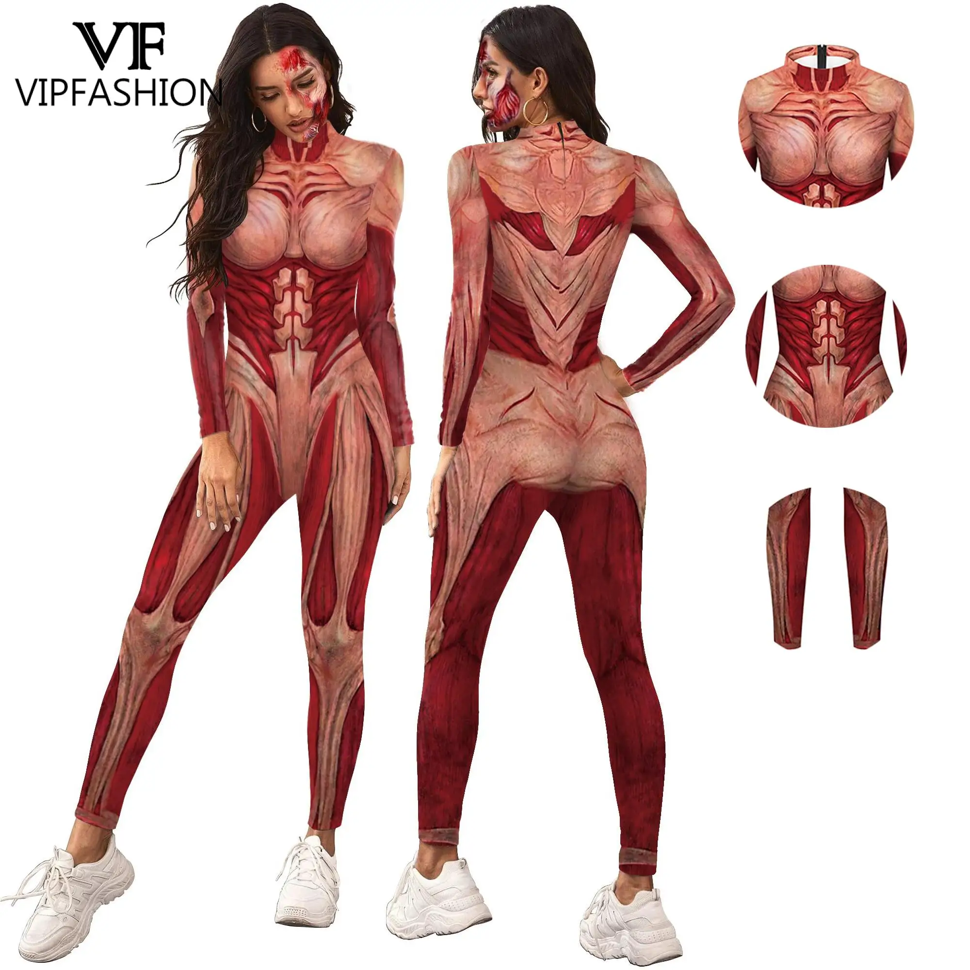 VIP FASHION Japanese Anime Annie Leonhart Costume Halloween Cosplay Bodysuit Catsuits Adult Jumpsuit Sexy Zentai Suit for Woman
VIP FASHION Japanese Anime Annie Leonhart Costume Halloween Cosplay Bodysuit Catsuits Adult Jumpsuit Sexy Zentai Suit for Woman