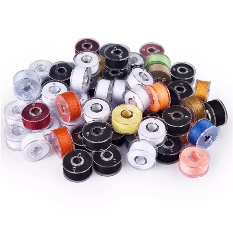 Multicolor Bobbin Thread Polyester Thread Spools Sewing Machine Bobbins with Storage Box for Embroidery Sewing Accessories
Multicolor Bobbin Thread Polyester Thread Spools Sewing Machine Bobbins with Storage Box for Embroidery Sewing Accessories