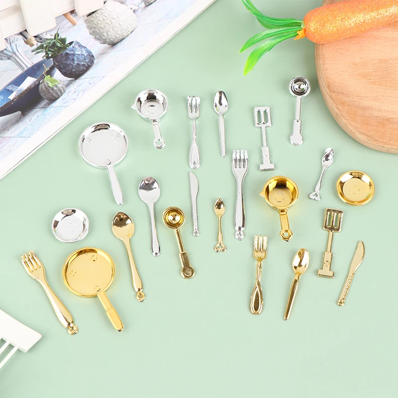 11pcs/set Dollhouse Miniature Spoon Fork Pot Utensils Model Cookware Dolls kitchen Decoration Accessories Toy gift for children
11pcs/set Dollhouse Miniature Spoon Fork Pot Utensils Model Cookware Dolls kitchen Decoration Accessories Toy gift for children