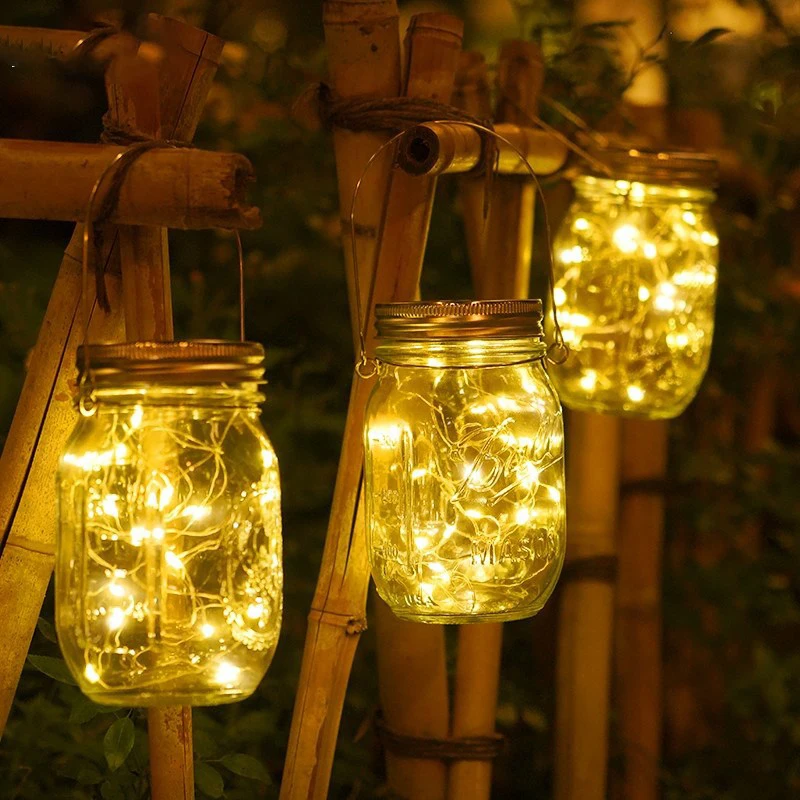 Solar Led Fairy Light Outdoor Mason Jar Bottle Lid String Light LED firefly Wedding Garland Garden Lantern Christmas Decor
Solar Led Fairy Light Outdoor Mason Jar Bottle Lid String Light LED firefly Wedding Garland Garden Lantern Christmas Decor
