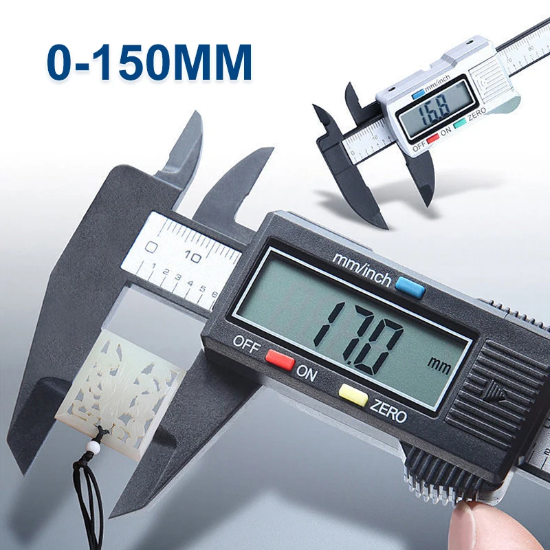 Measuring Tool Stainless Steel Digital Caliper 6 "150mm caliper pacimeter measuring instrument Vernier Calipers
Measuring Tool Stainless Steel Digital Caliper 6 "150mm caliper pacimeter measuring instrument Vernier Calipers