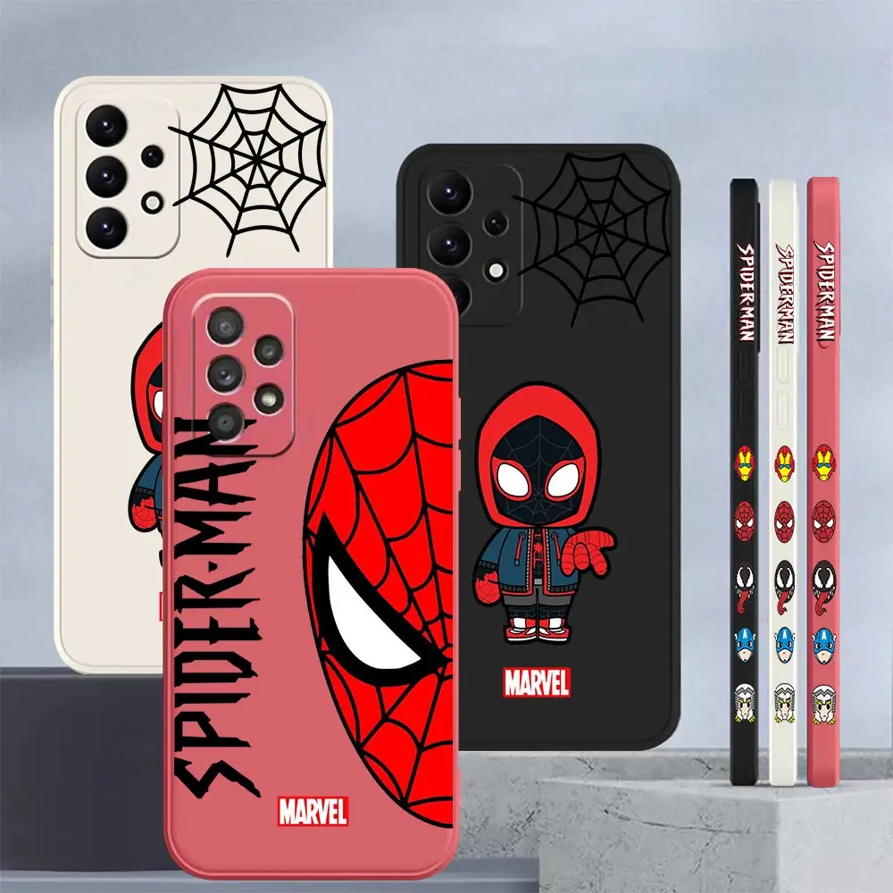 

Marvel Avengers Spider-Man Cartoon Case For Samsung Galaxy A90 A80 A70 A60 A50 A50S A30S A30 A20 A20S A20E A10S A10E A10 Cover