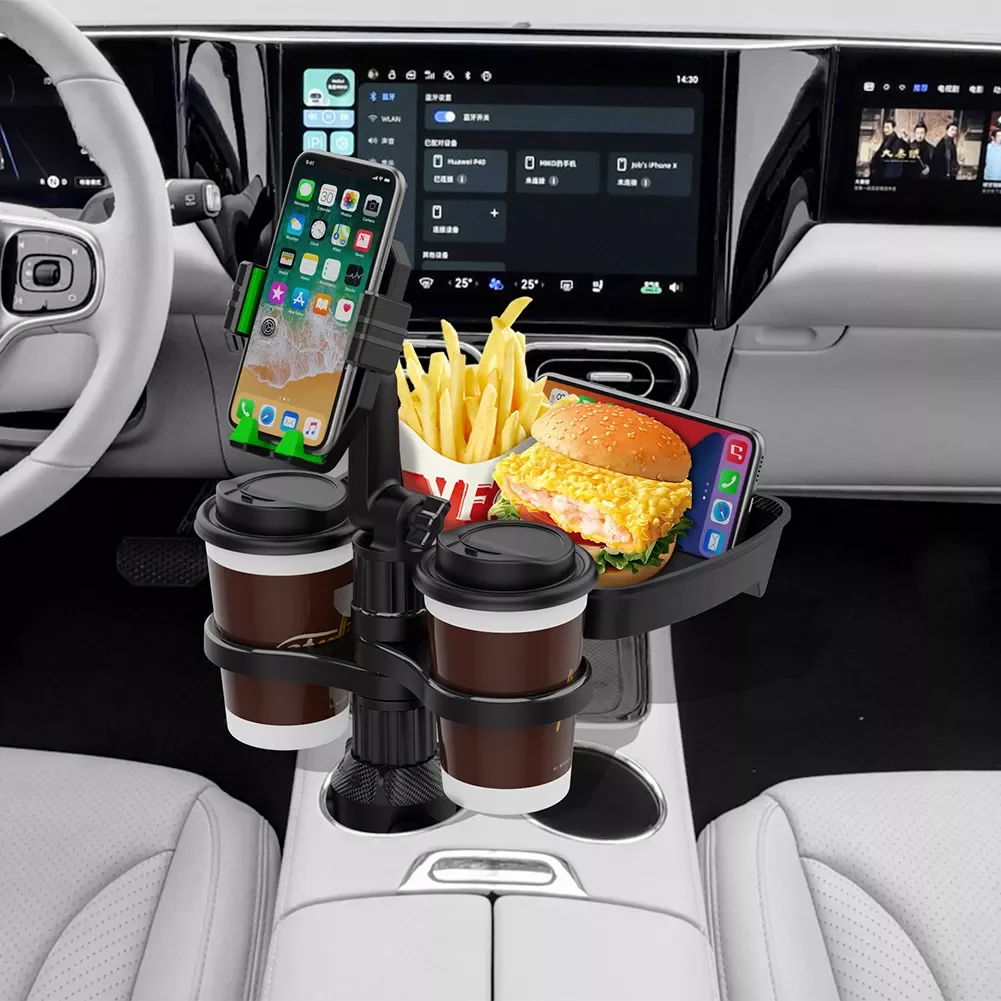 NEW2023 4 in 1 Car Cup Holder Tray 360 Rotating Multifunctional Mount Car Food Table Mount Swivel Arm Auto Styling
NEW2023 4 in 1 Car Cup Holder Tray 360 Rotating Multifunctional Mount Car Food Table Mount Swivel Arm Auto Styling