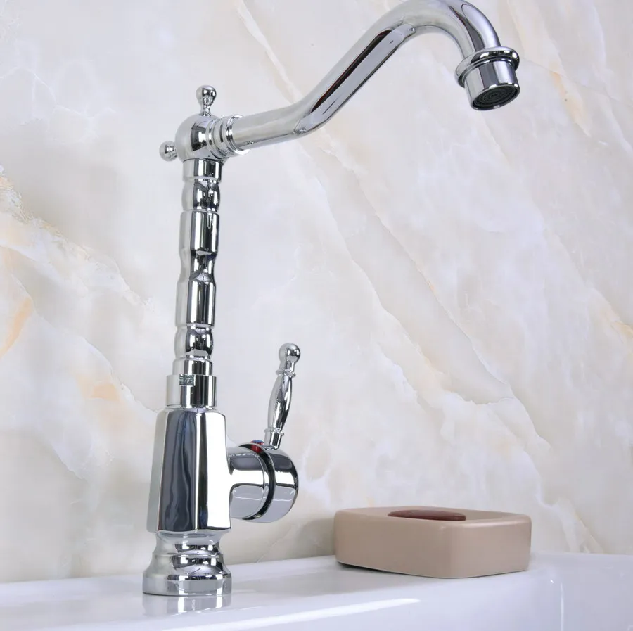 Basin Faucet Chrome Brass Single Handle Hole Deck Mount Faucets Swivel Spout Kitchen Bathroom Sink Cold And Hot Mixer Tap Dnf928
Basin Faucet Chrome Brass Single Handle Hole Deck Mount Faucets Swivel Spout Kitchen Bathroom Sink Cold And Hot Mixer Tap Dnf928