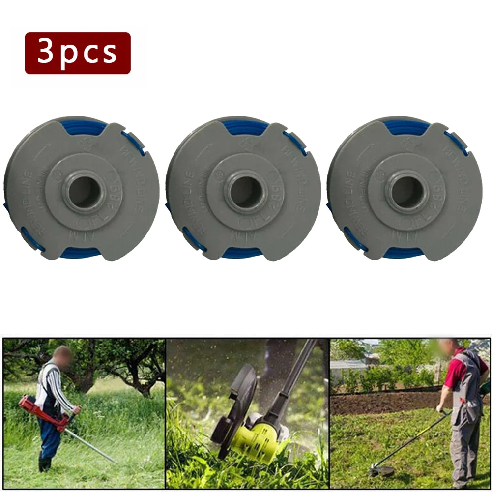 3pcs Glass Trimmer Head For MGTP430 MGTP600 GT2836 GT3037 GTB2-600 Trimmer Blue Line Spools Garden Power Equipments
3pcs Glass Trimmer Head For MGTP430 MGTP600 GT2836 GT3037 GTB2-600 Trimmer Blue Line Spools Garden Power Equipments