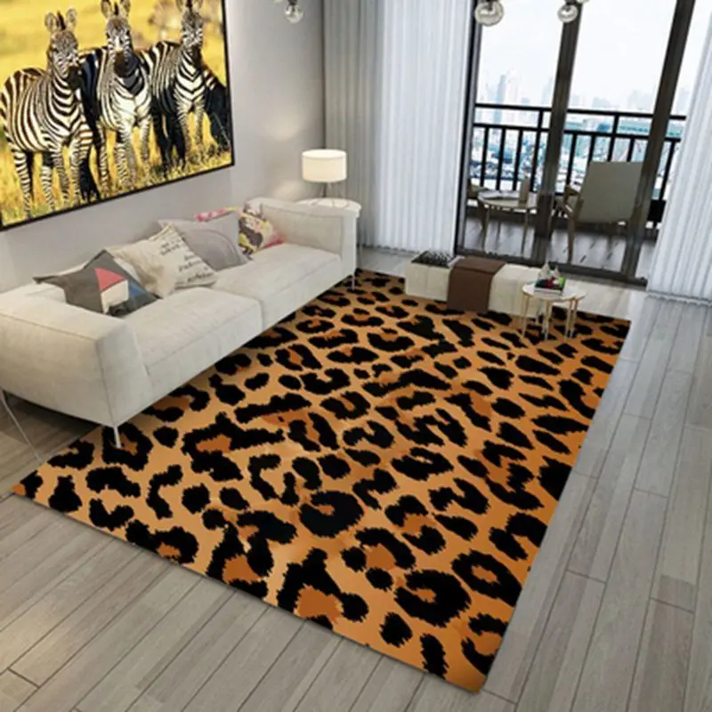 Luxury Leopard Print Carpet Floor Mat Modern Fashion Carpets For Living Room Chair Anti-slip Rug Bedroom Bedside Decor Tapis
Luxury Leopard Print Carpet Floor Mat Modern Fashion Carpets For Living Room Chair Anti-slip Rug Bedroom Bedside Decor Tapis