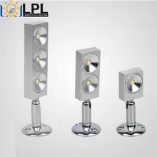 LED 1W 2W 3W Adjustable Spotlights Led Showcase Light for Exhibition Display AC85-265V Led Mini Spot Jewelry Display