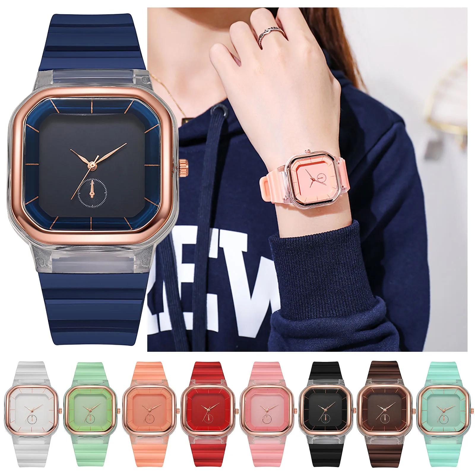 12mm Watch Bands for Women Sleek Minimalist Fashion With Strap Dial Women's Quartz Silicone Strap Watch Gift Watch reloj mujer
12mm Watch Bands for Women Sleek Minimalist Fashion With Strap Dial Women's Quartz Silicone Strap Watch Gift Watch reloj mujer