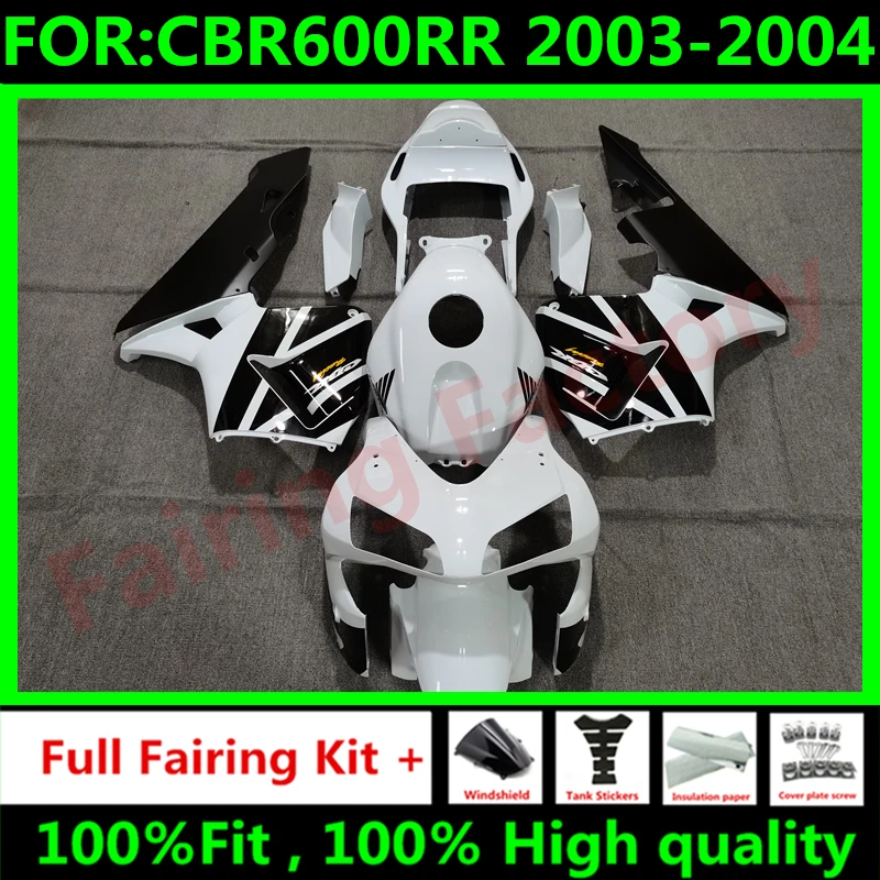 New ABS Motorcycle Whole Fairings Kit for CBR600RR F5 2003 2004 CBR600 RR CBR 600RR 03 04 Bodywork full fairing set white black
New ABS Motorcycle Whole Fairings Kit for CBR600RR F5 2003 2004 CBR600 RR CBR 600RR 03 04 Bodywork full fairing set white black