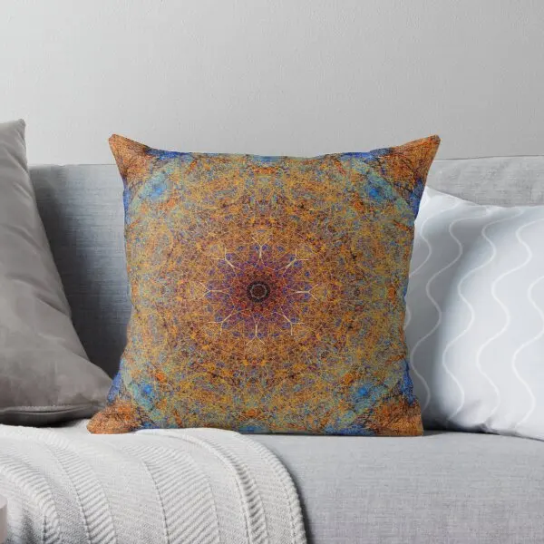 Intricate Boho Blue And Rust Lacy Kaleid Printing Throw Pillow Cover Square Wedding Hotel Office Decor Sofa Pillows not include
Intricate Boho Blue And Rust Lacy Kaleid Printing Throw Pillow Cover Square Wedding Hotel Office Decor Sofa Pillows not include