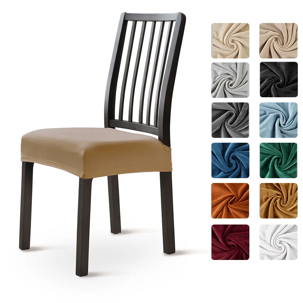 1/2/4/6PCS Thick Velvet Chair Cover Elastic Spandex Dining Seat Slipcover Easy Fitted Fall Decor Machine Washable for Banquet
1/2/4/6PCS Thick Velvet Chair Cover Elastic Spandex Dining Seat Slipcover Easy Fitted Fall Decor Machine Washable for Banquet