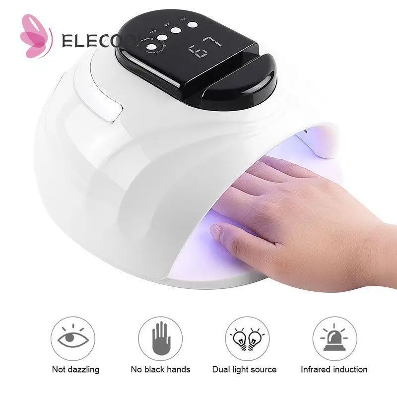 

Professional Nail Drying Lamp For Manicure 120/168W Gel Polish Drying Machine With Auto Sensor UV LED Nail Lamp Manicure Tools