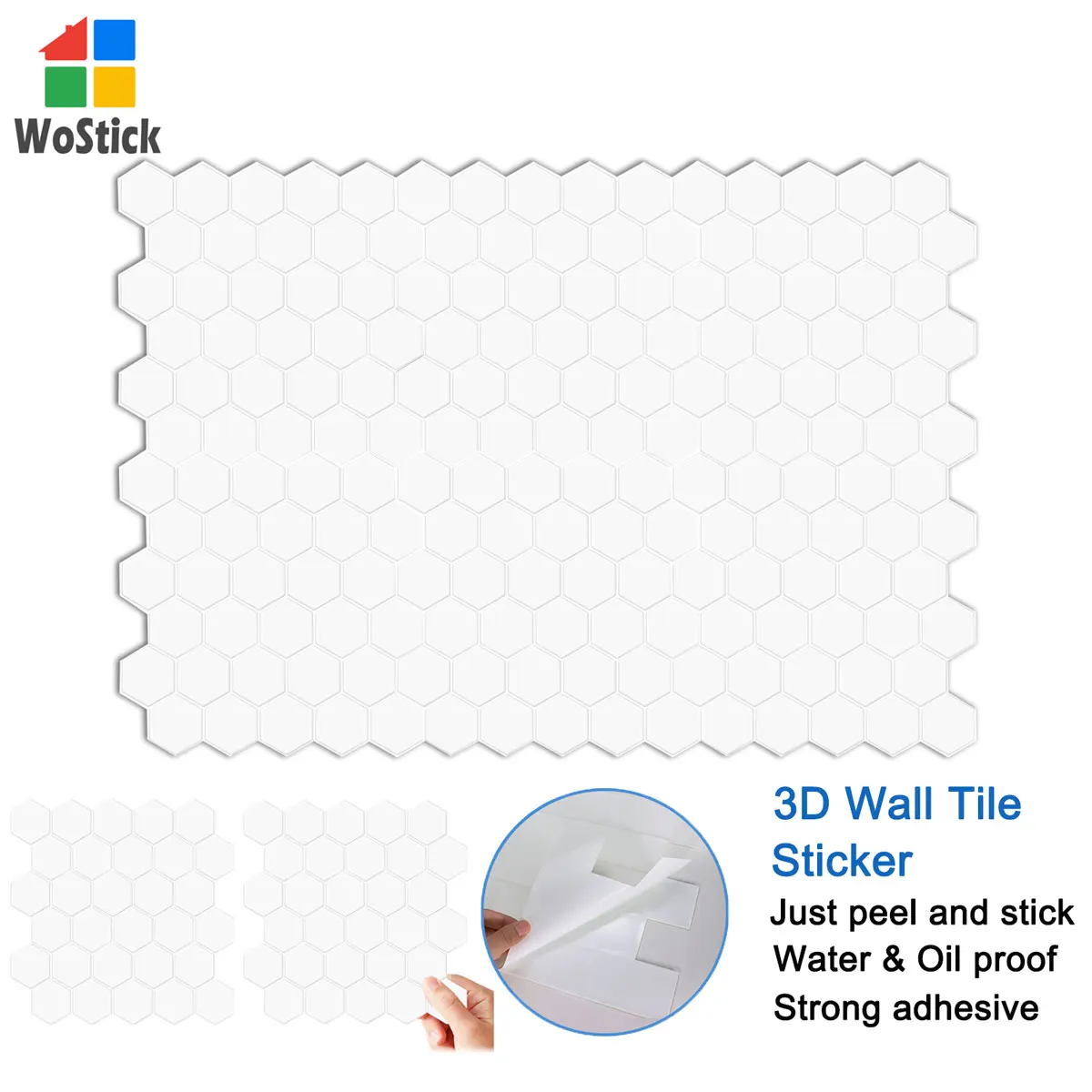 Hotel Restaurant Home Wall Decoration Self-adhesive Wall Stickers 3D Waterproof Tile Peel and Stick for Bathroom Living Room
Hotel Restaurant Home Wall Decoration Self-adhesive Wall Stickers 3D Waterproof Tile Peel and Stick for Bathroom Living Room